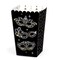Big Dot of Happiness Masquerade - Carnival Mask Party Favor Popcorn Treat Boxes - Set of 12
